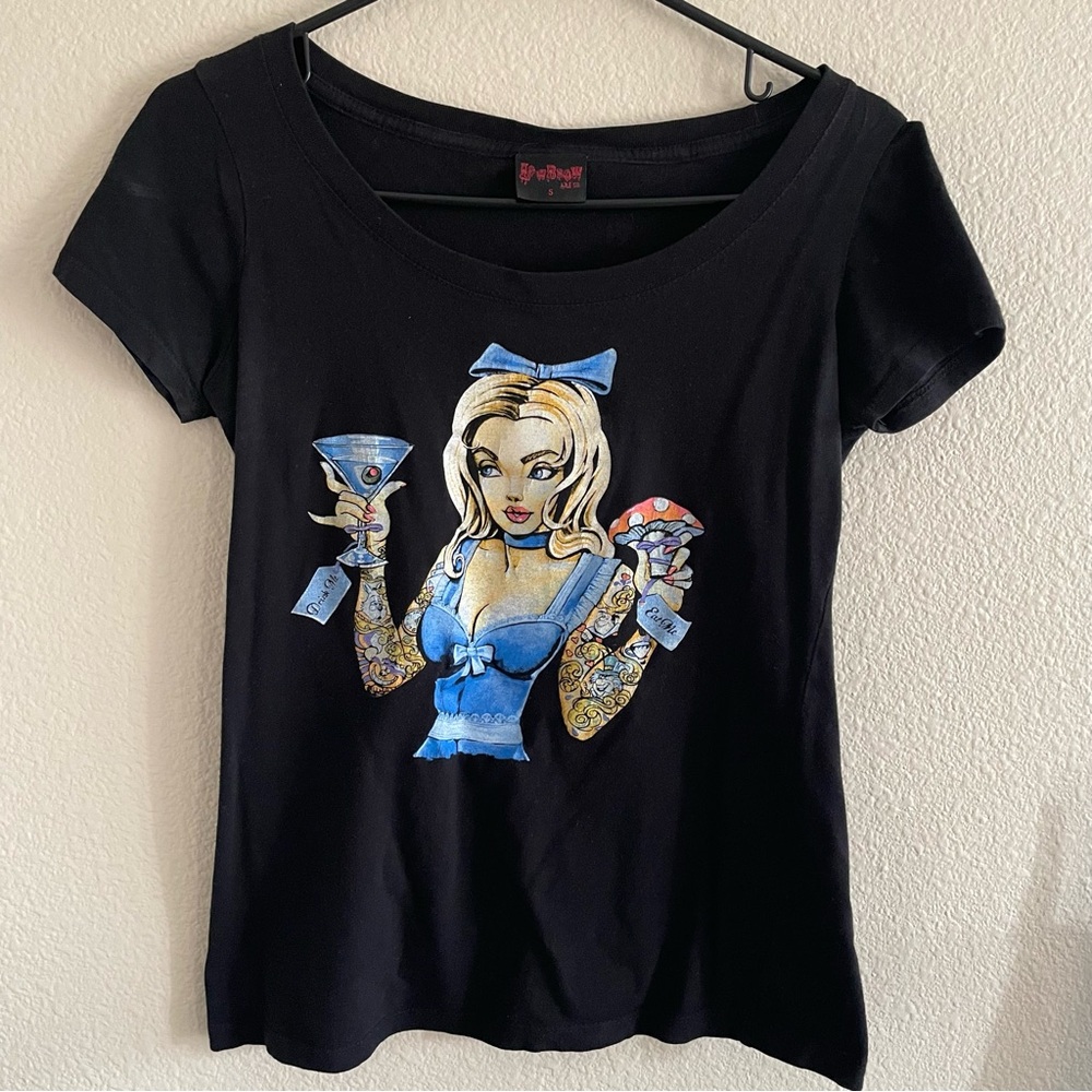 Alice In Wonderland Women’s Tee Low Brow Art Company